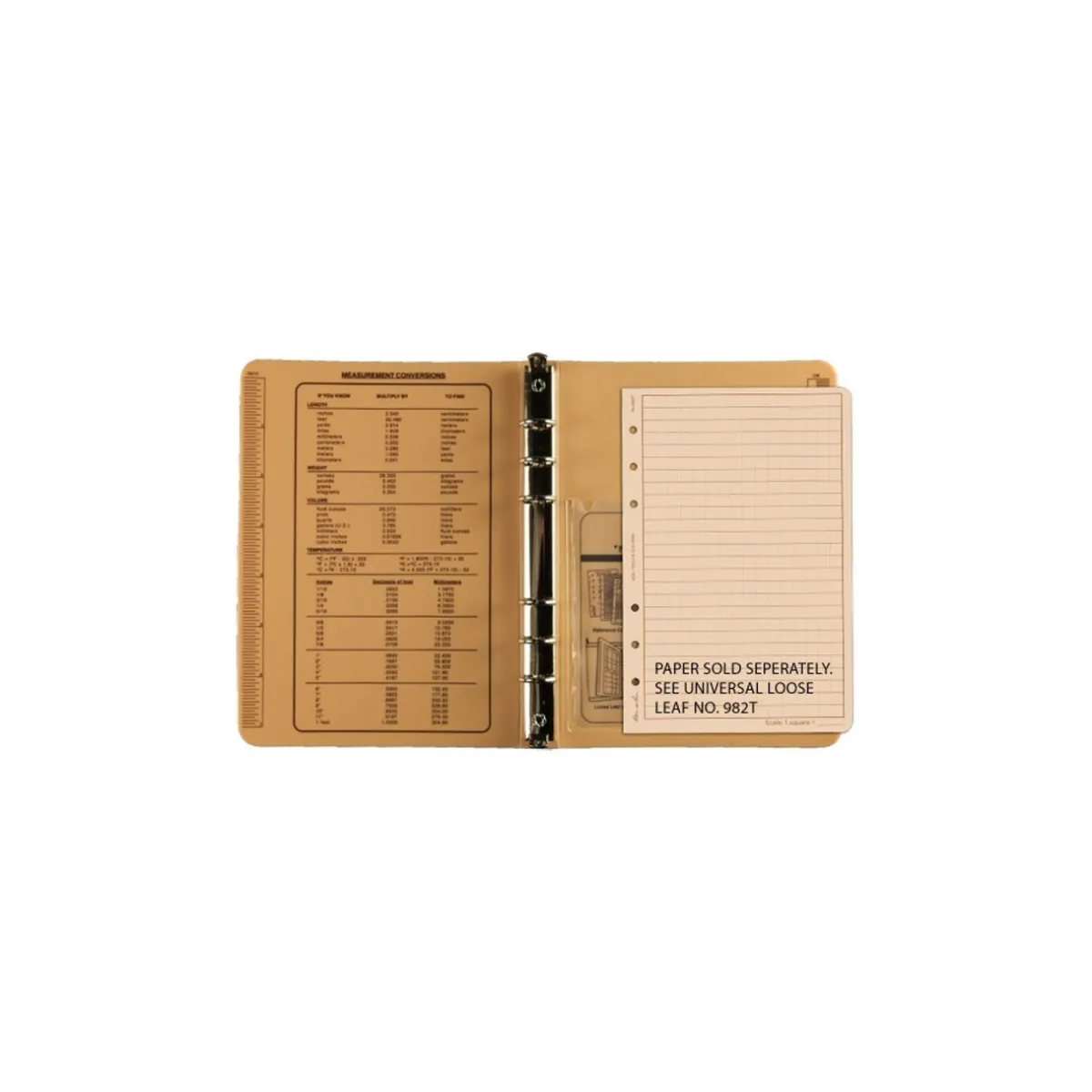 Rite in the Rain All-Weather Field Ring Binder Heavy Polydura No. 9200