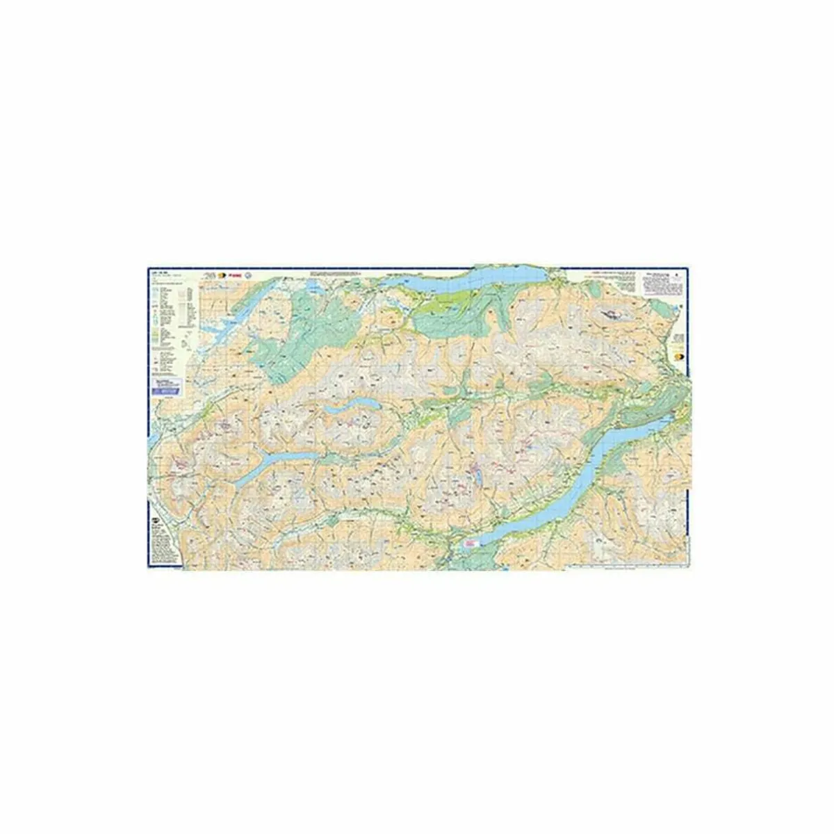 Harvey Maps British Mountain Map - Schiehallion
