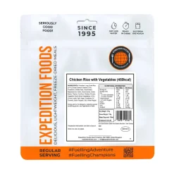 Expedition Foods Chicken Rice with Vegetables (Single Serving)