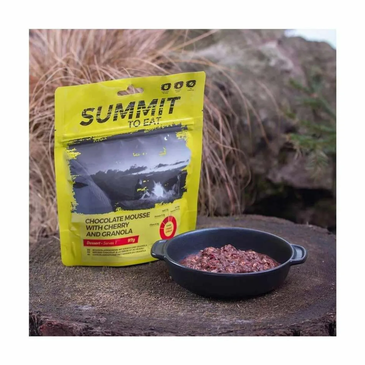Expedition Foods Chocolate Mousse with Granola & Cherry