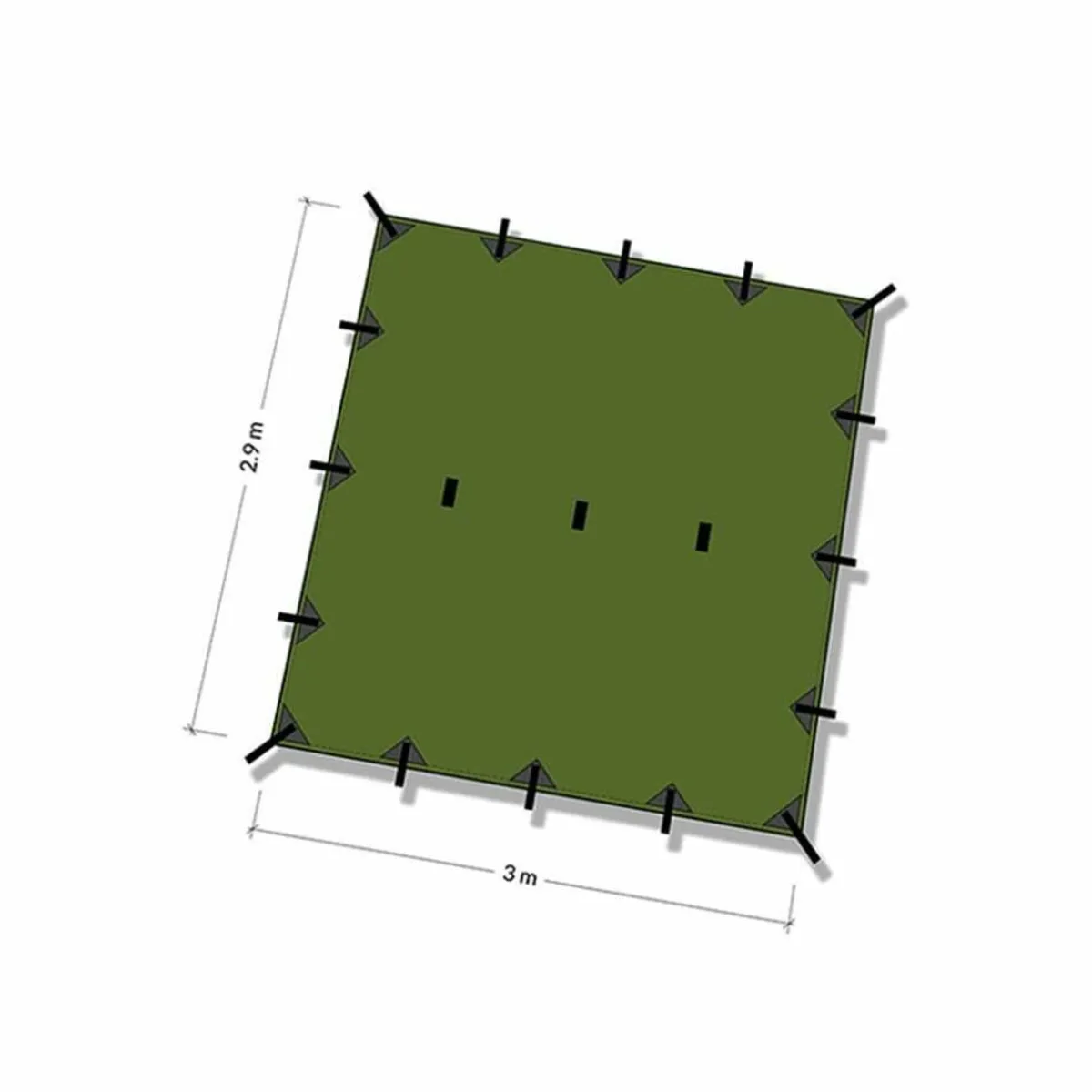 DD Hammocks DD Superlight Tarp (3m x 2.9m)