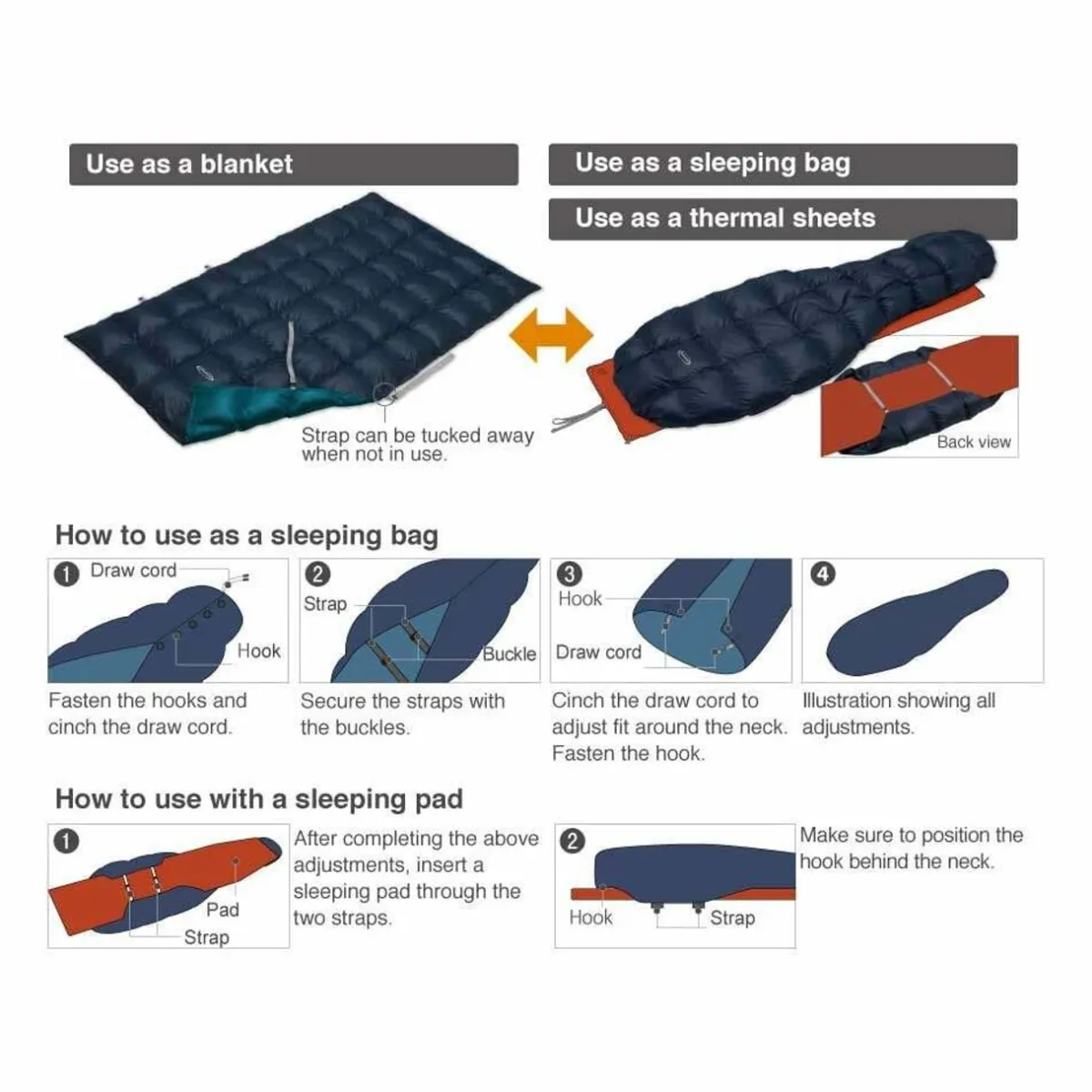 Exped Down Sleeping Wrap #5
