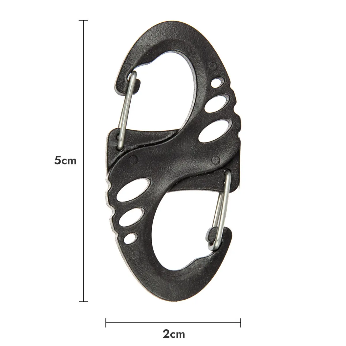 SilverAnt Dual Carabiner - 4 Pack