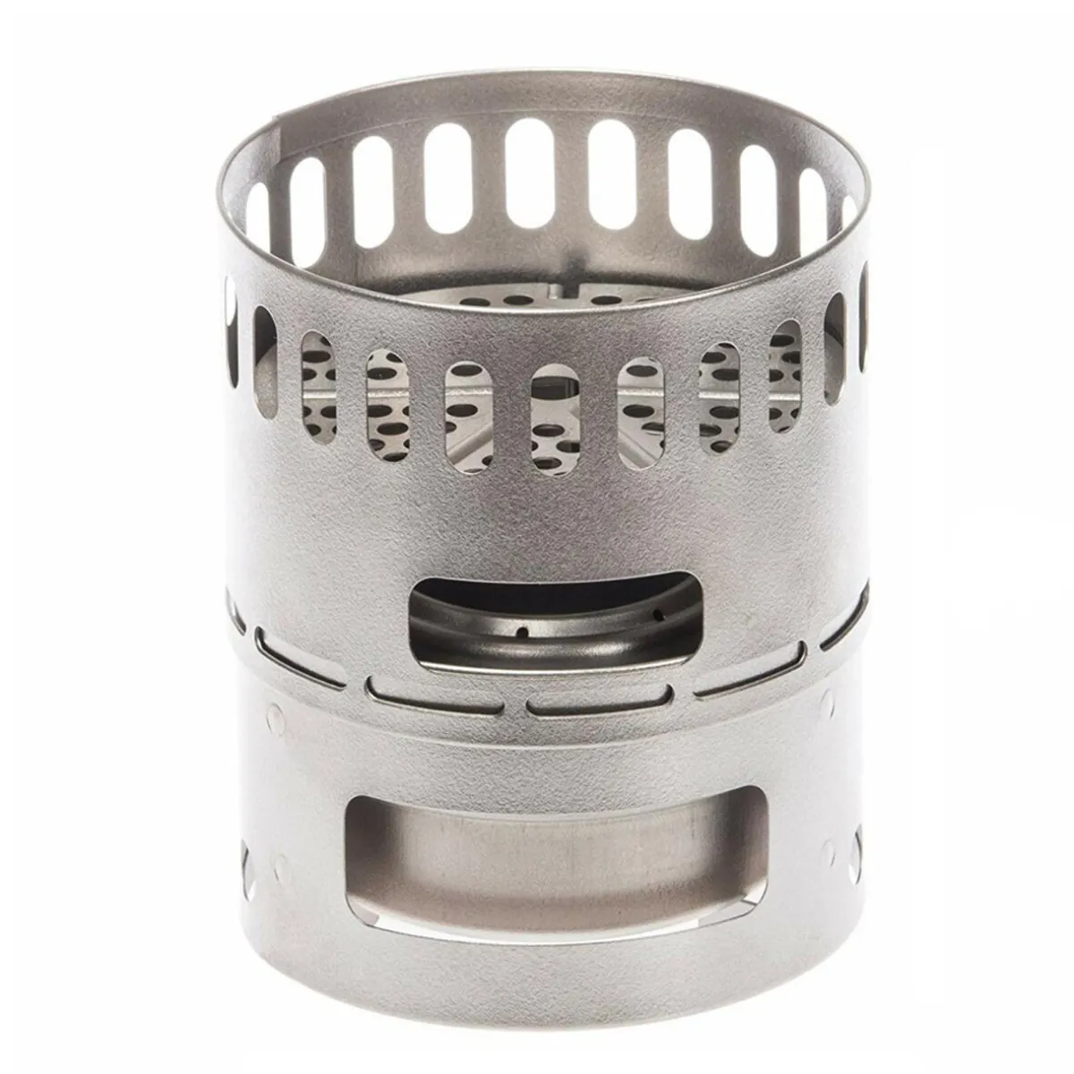 Evernew EBY255 Titanium Alcohol Stove DX Set (Ti DX Stand & Stove)