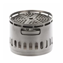 Evernew EBY255 Titanium Alcohol Stove DX Set (Ti DX Stand & Stove)