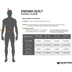 Enlightened Equipment Enigma 850FP 10F Down Quilt with Draft Collar