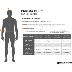 Enlightened Equipment Enigma 950FP 30F Down Quilt with Draft Collar