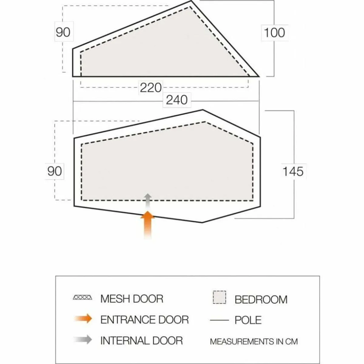 Vango F10 Hydrogen Air Tent