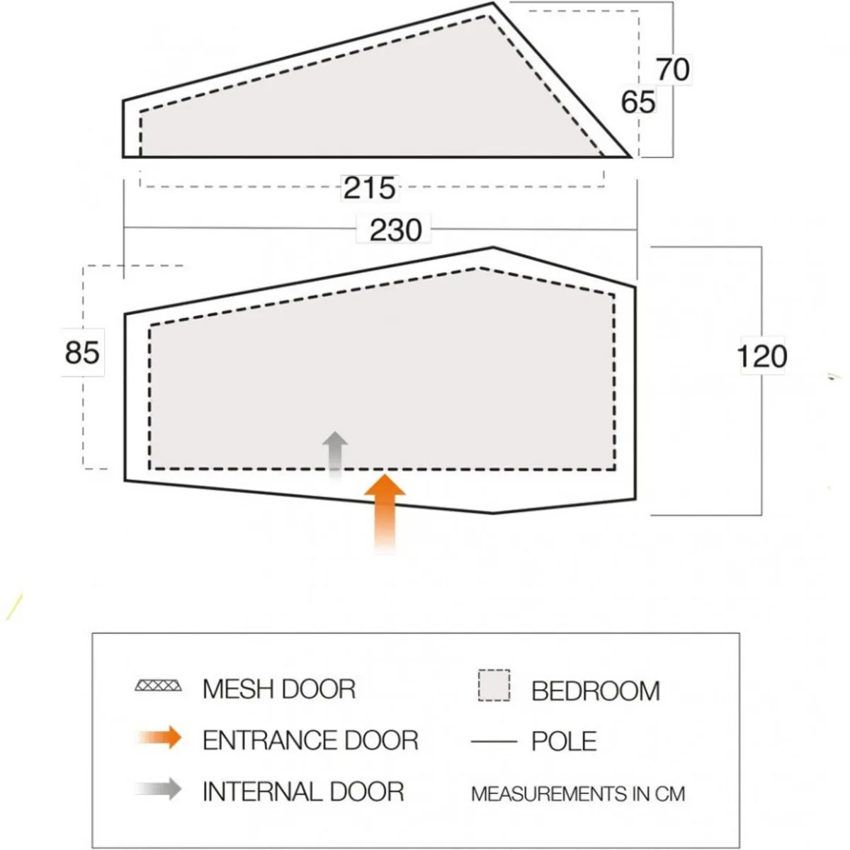 Vango F10 Neon UL 1 Tent