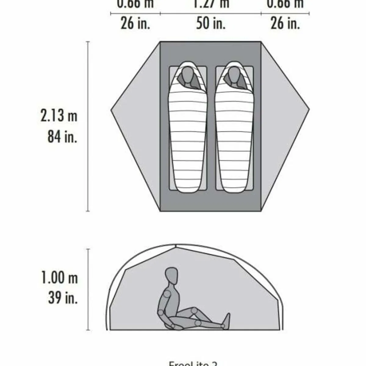 MSR FreeLite 2 Person Tent -