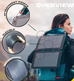 Sunslice Fusion Flex 12 Portable Solar Power Panel