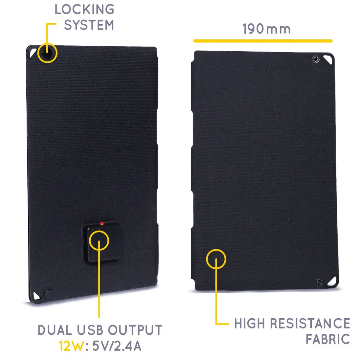Sunslice Fusion Flex 12 Portable Solar Power Panel