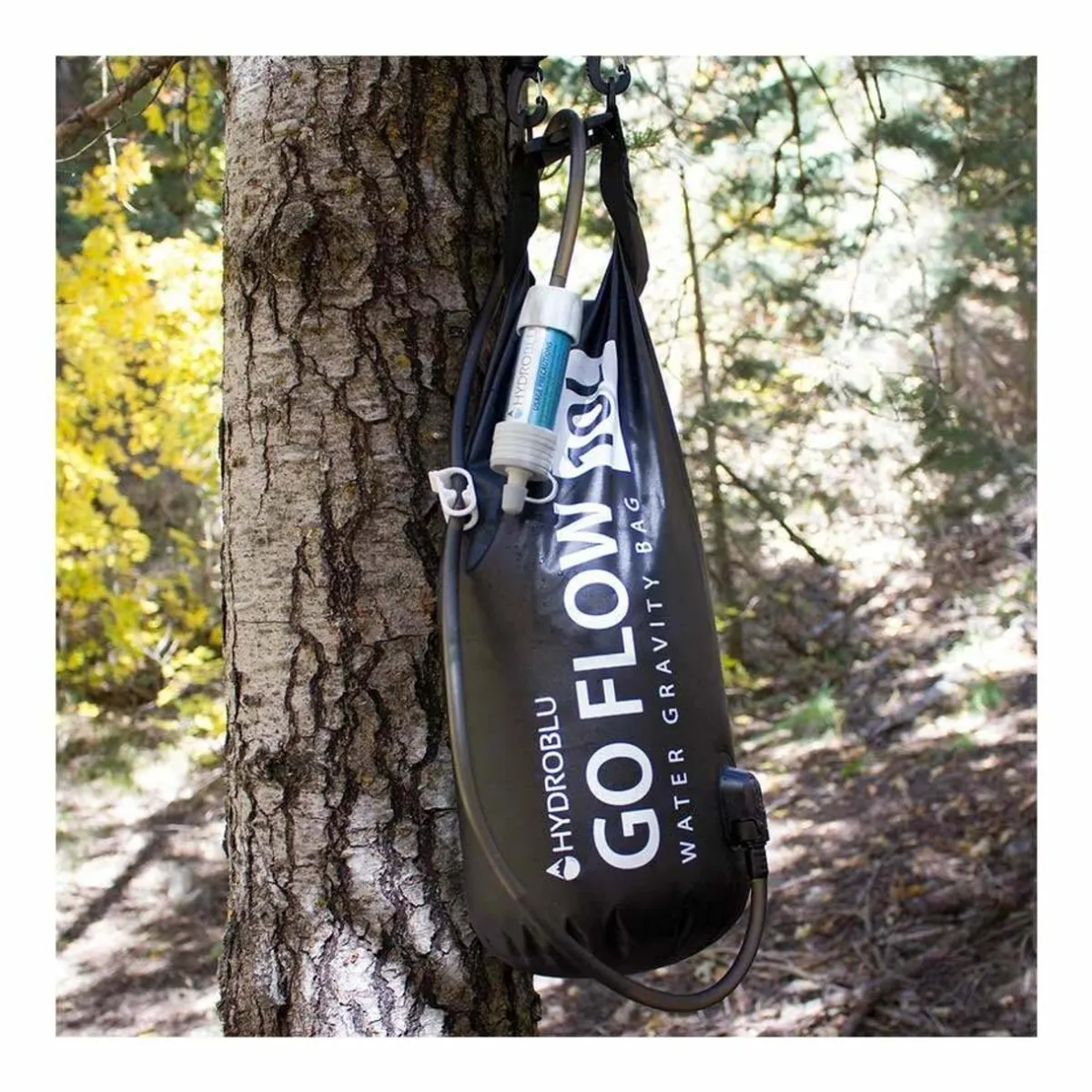 HydroBlu Go Flow Water Gravity Bag with Versa Flow Water Filter
