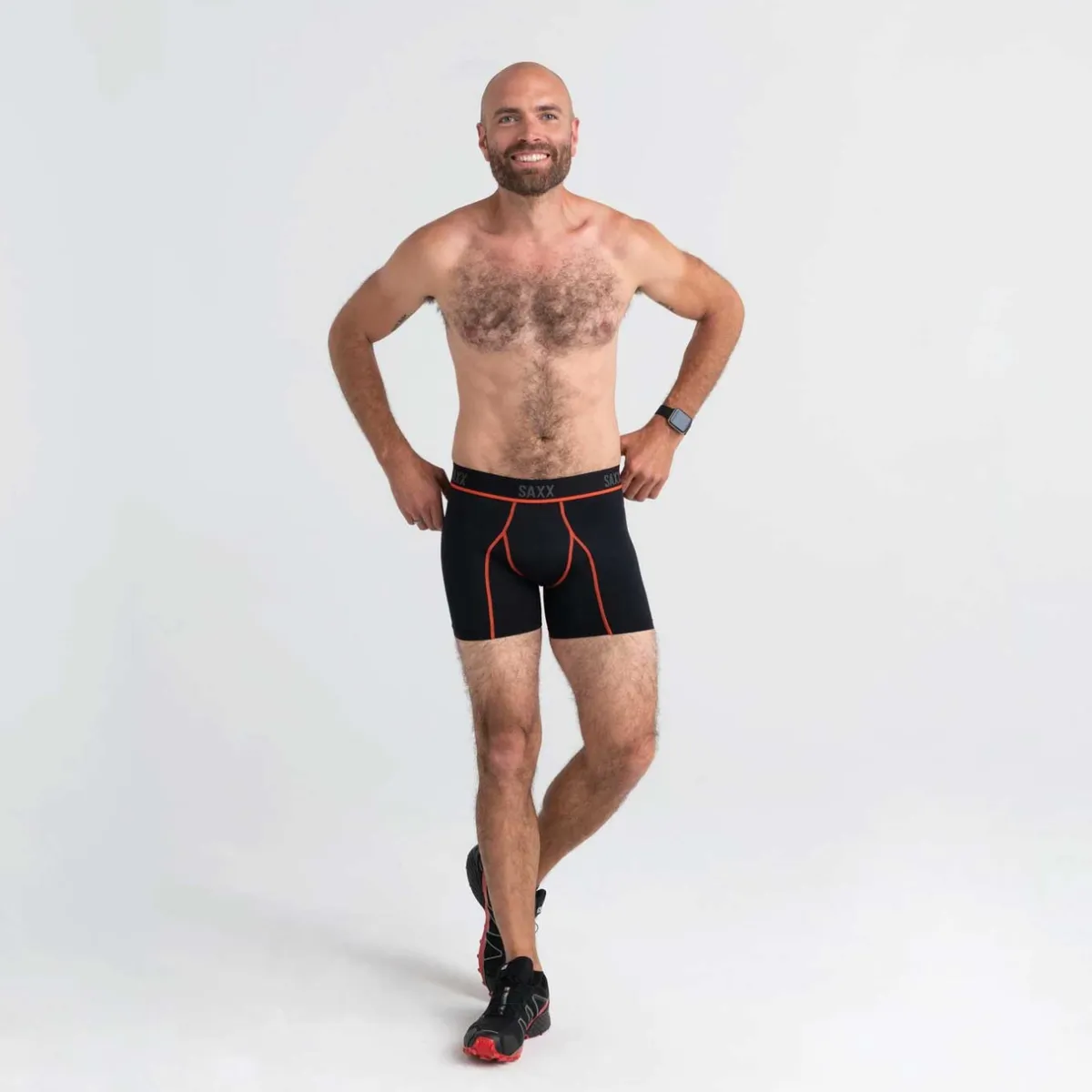 SAXX Kinetic Light-Compression Mesh Boxer Brief - Past Season Colours