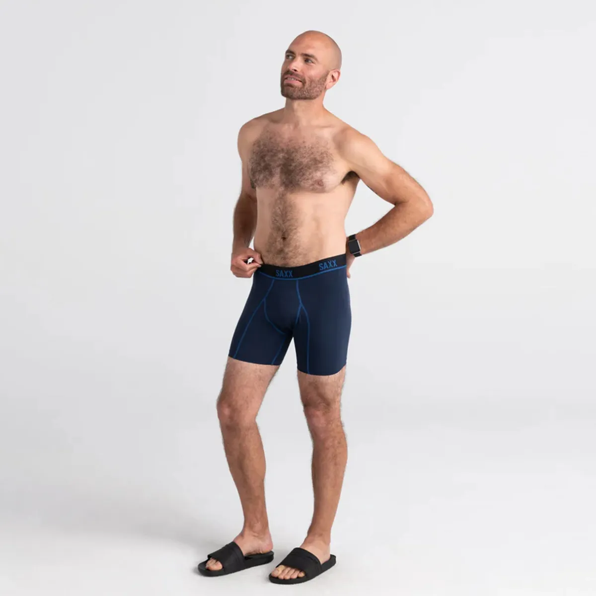 SAXX Kinetic Light-Compression Mesh Boxer Brief - Past Season Colours