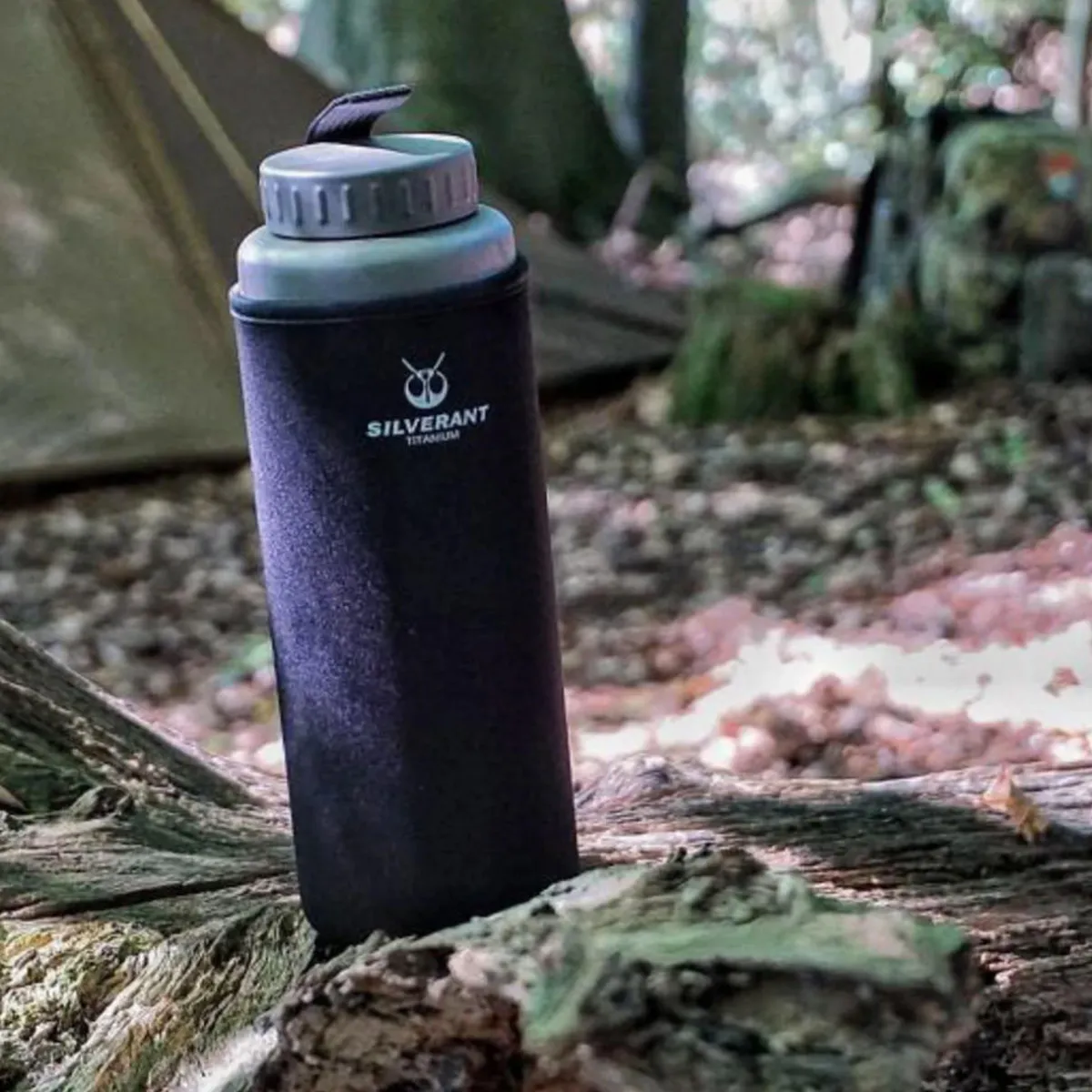 SilverAnt Large Titanium Water Bottle 1500ml - Wide Mouth