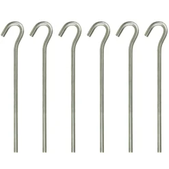 Gram-counter Gear Mild Steel Round Wire Skewers 18cm - 6 Pack