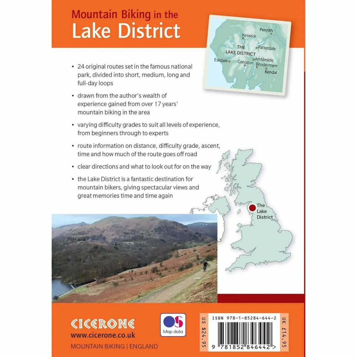 Cicerone Mountain Biking in the Lake District