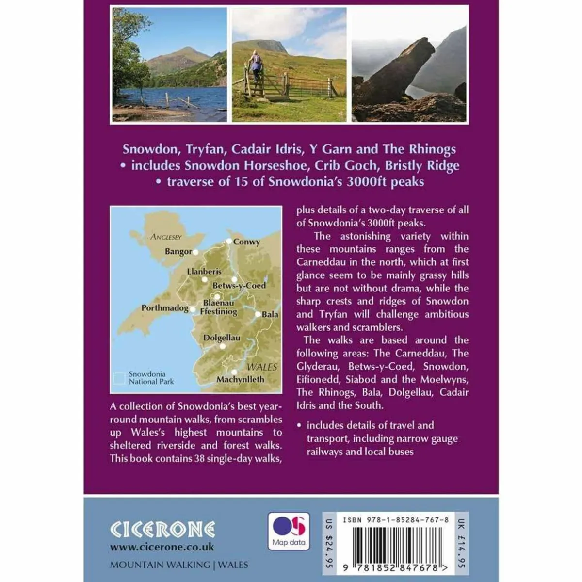 Cicerone Mountain Walking in Snowdonia