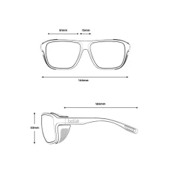 Bolle Pathfinder Sunglasses - Phantom Black Gun Photochromic Lens