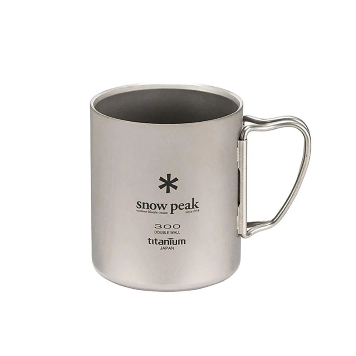 Snow Peak Recycled Titanium Double Wall 300 Mug