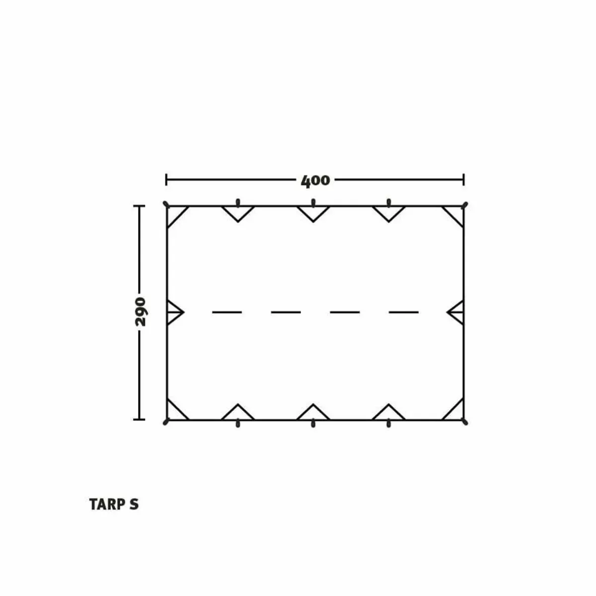 DD Hammocks Tarp S Zero-G Line (2.9m x 4m)