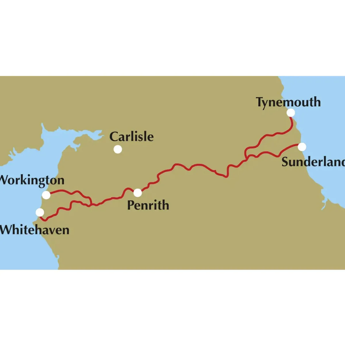 Cicerone The Coast to Coast Cycle Route