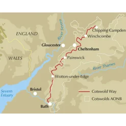 Harvey Maps The Cotswold Way 2024