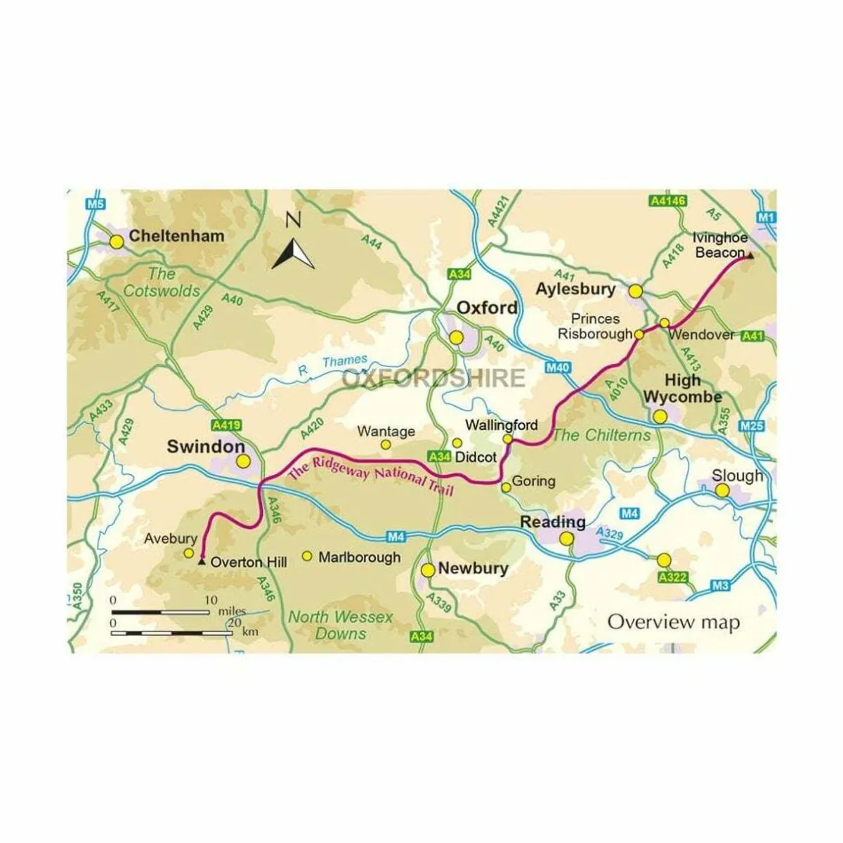 Harvey Maps The Ridgeway National Trail