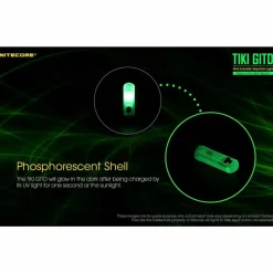 Nitecore TIKI GITD USB Rechargeable Keychain Light