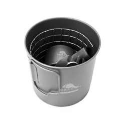 TOAKS Titanium Alcohol Stove Cook System with 650ml Pot