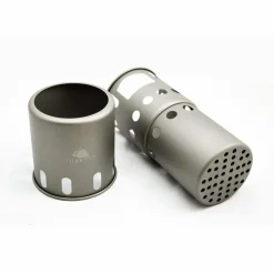 TOAKS Titanium Backpacking Wood Burning Stove - Small