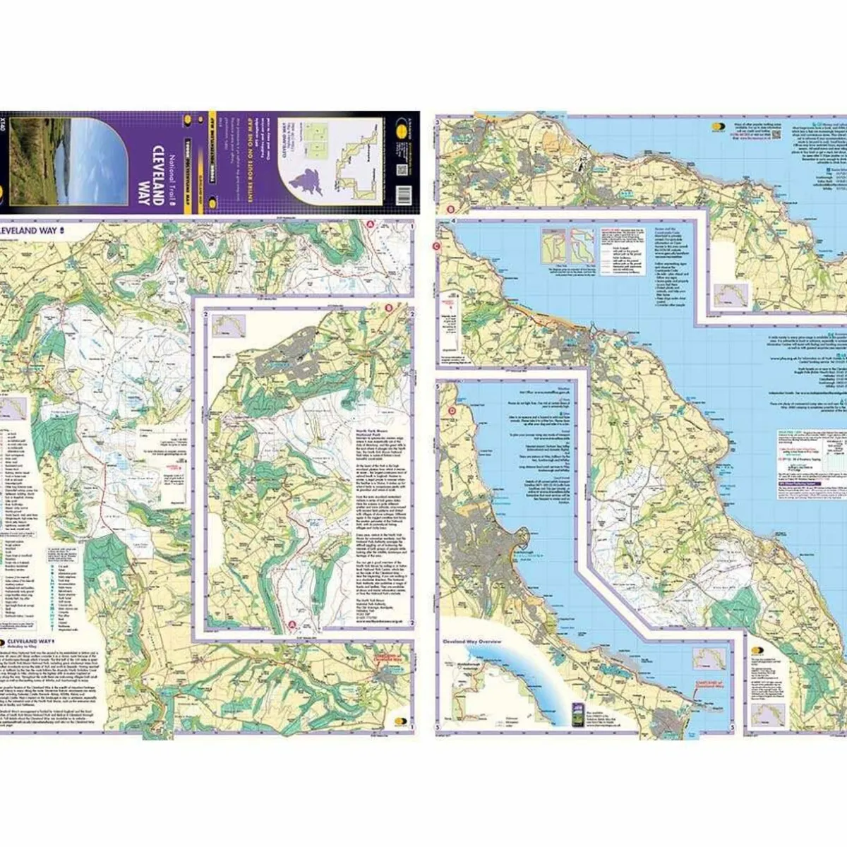 Harvey Maps Trail Map XT40 - Cleveland Way