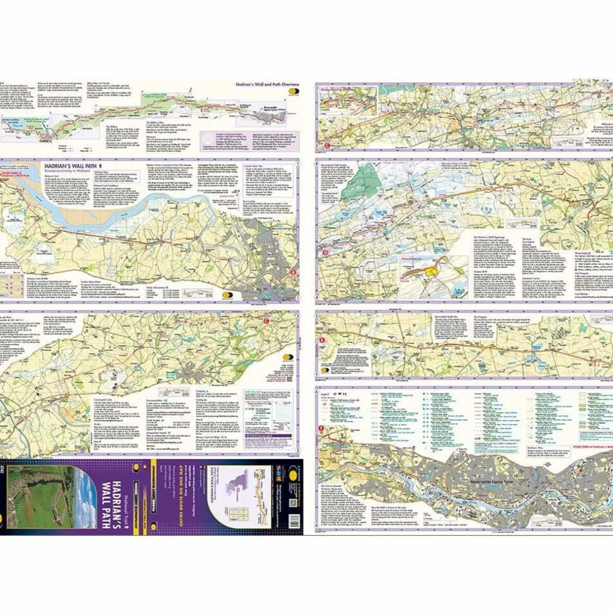 Harvey Maps Trail Map XT40 - Hadrian's Wall Path