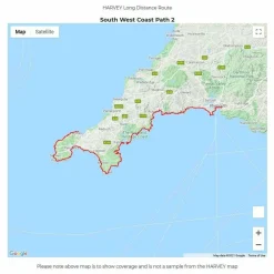 Harvey Maps Trail Map XT40 - South West Coast Path 2