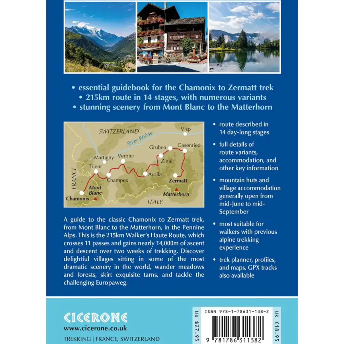 Trekmates Trekking Chamonix to Zermatt 2024