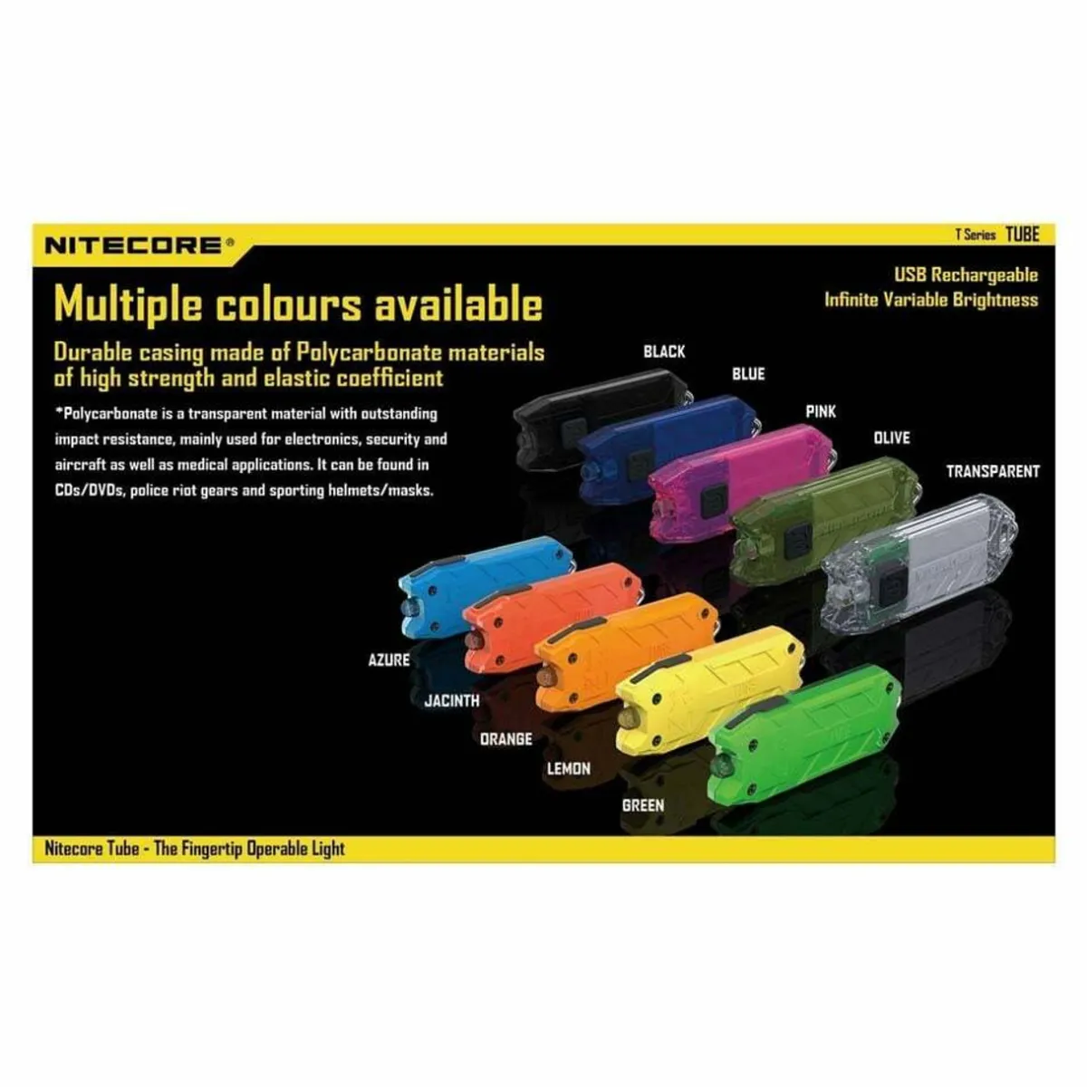 Nitecore TUBE Tiny USB Rechargeable Light