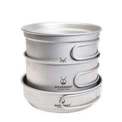 Cocoon Ultralight 3 Piece Titanium Camping Cookware Set