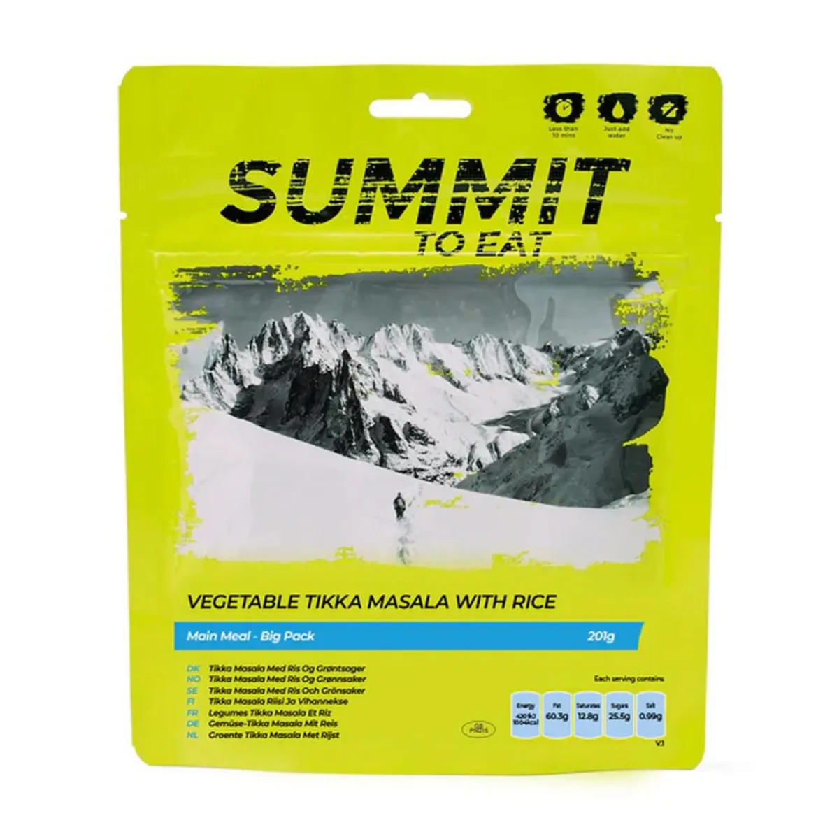 Summit to Eat Vegetable Tikka Masala With Rice (Big Pack)