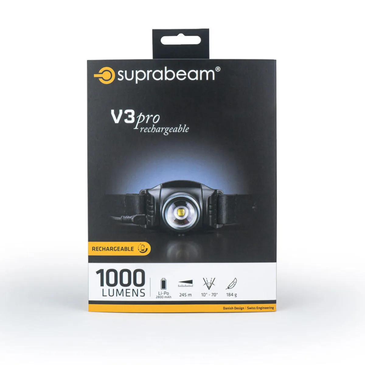 Suprabeam V3pro 1000 Rechargeable Headlamp