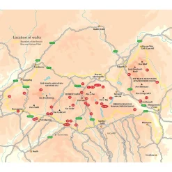 Harvey Maps Walking in the Brecon Beacons