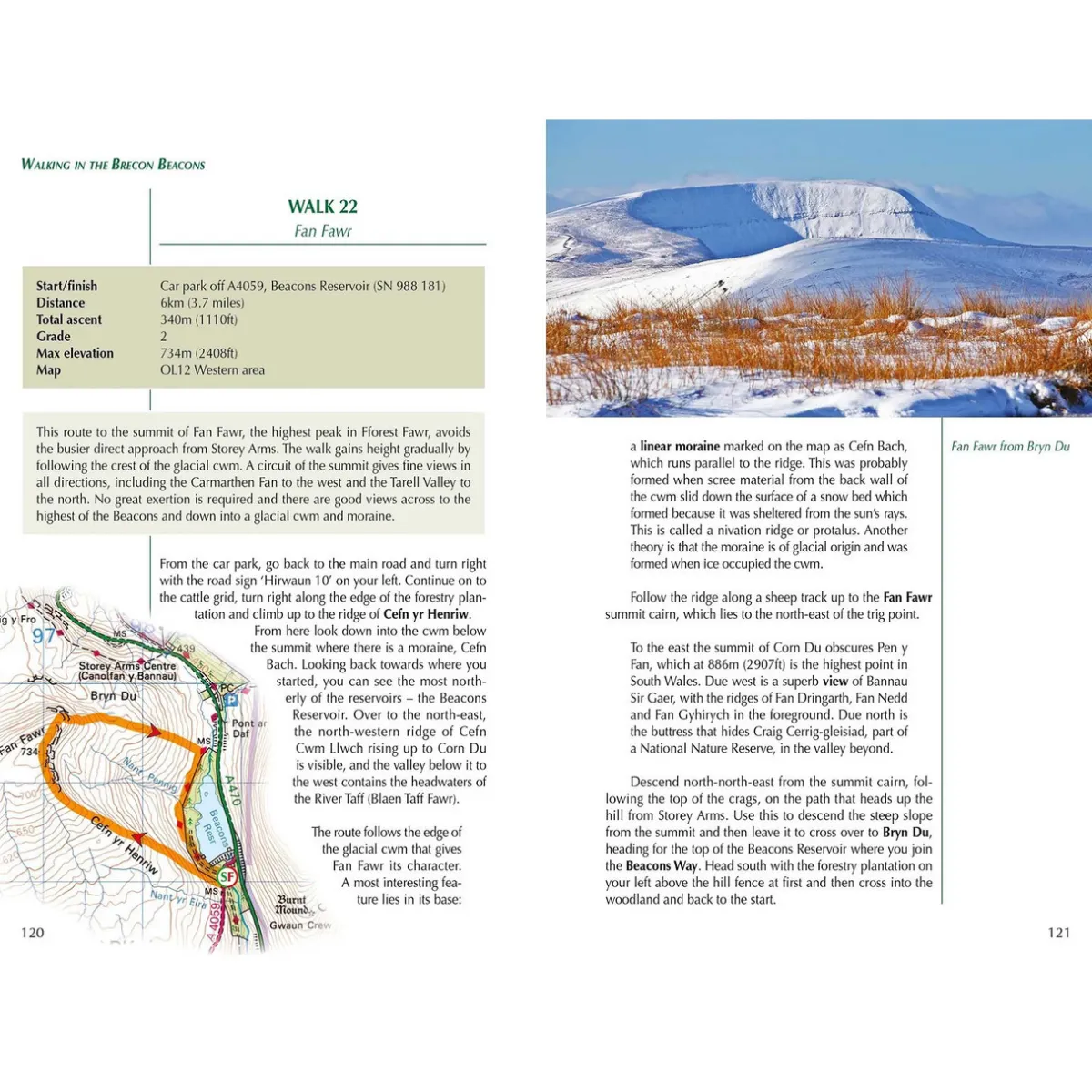 Harvey Maps Walking in the Brecon Beacons