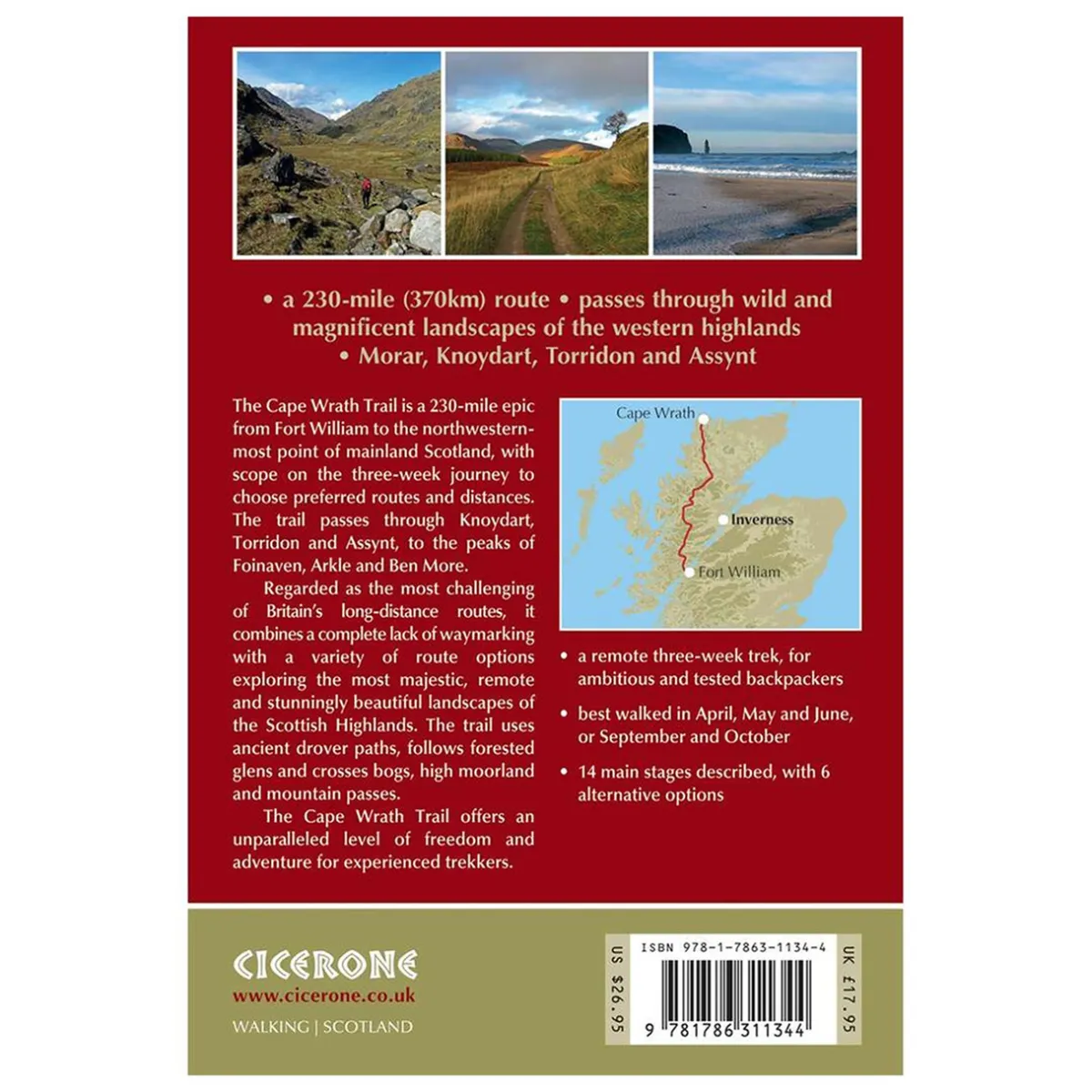 Harvey Maps Walking the Cape Wrath Trail